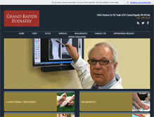 Tablet Screenshot of grandrapidspodiatry.com